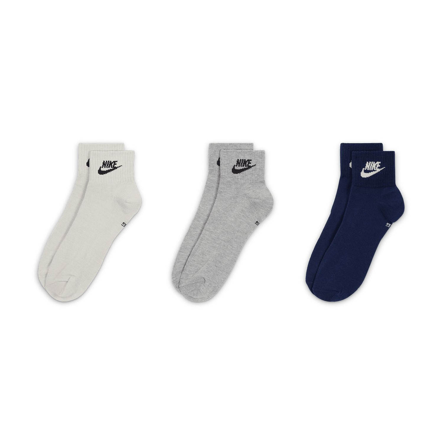 Nike Essential x 3 Socks - Multicolor