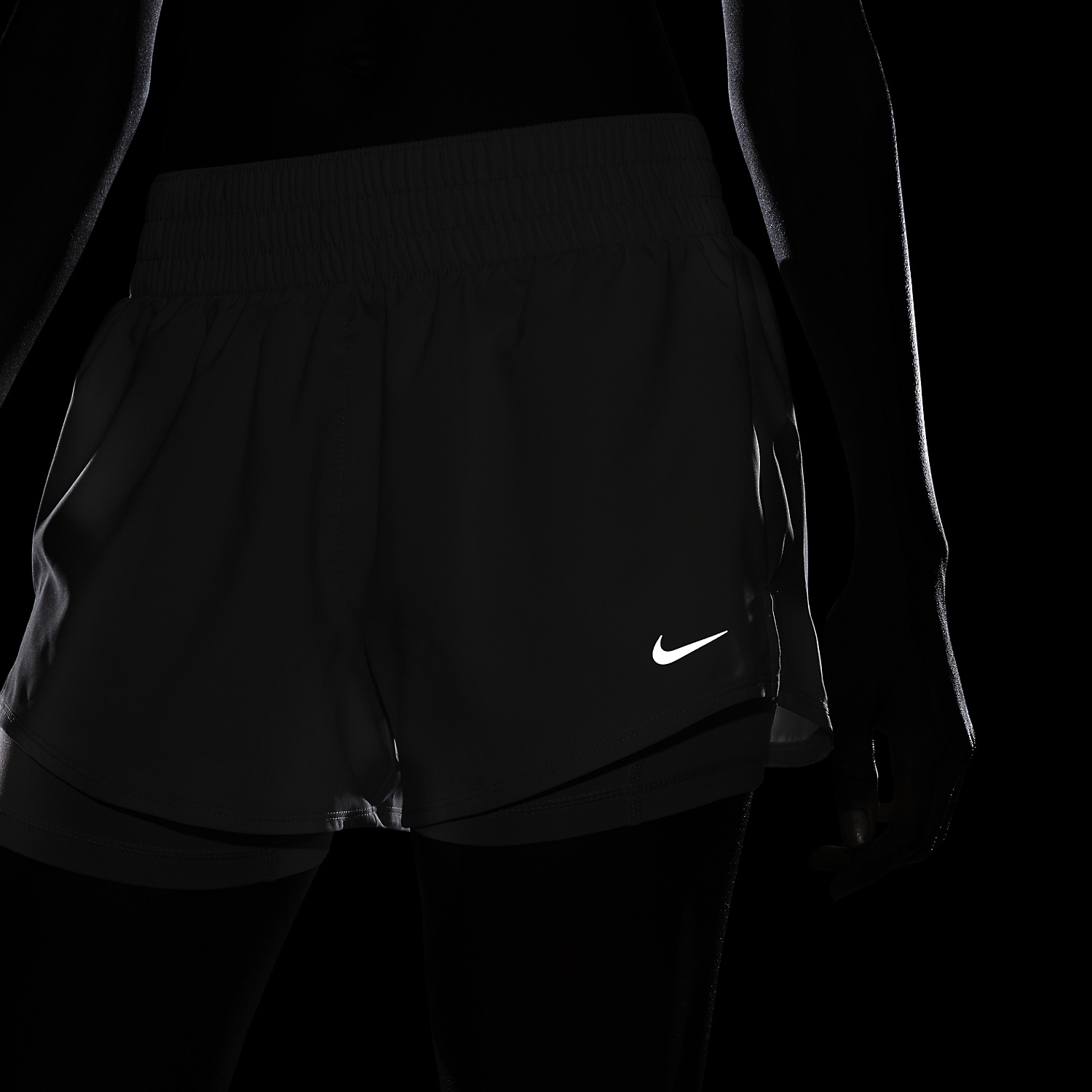 Nike One 2 in 1 3in Women's Tennis Shorts - Light Iron Ore
