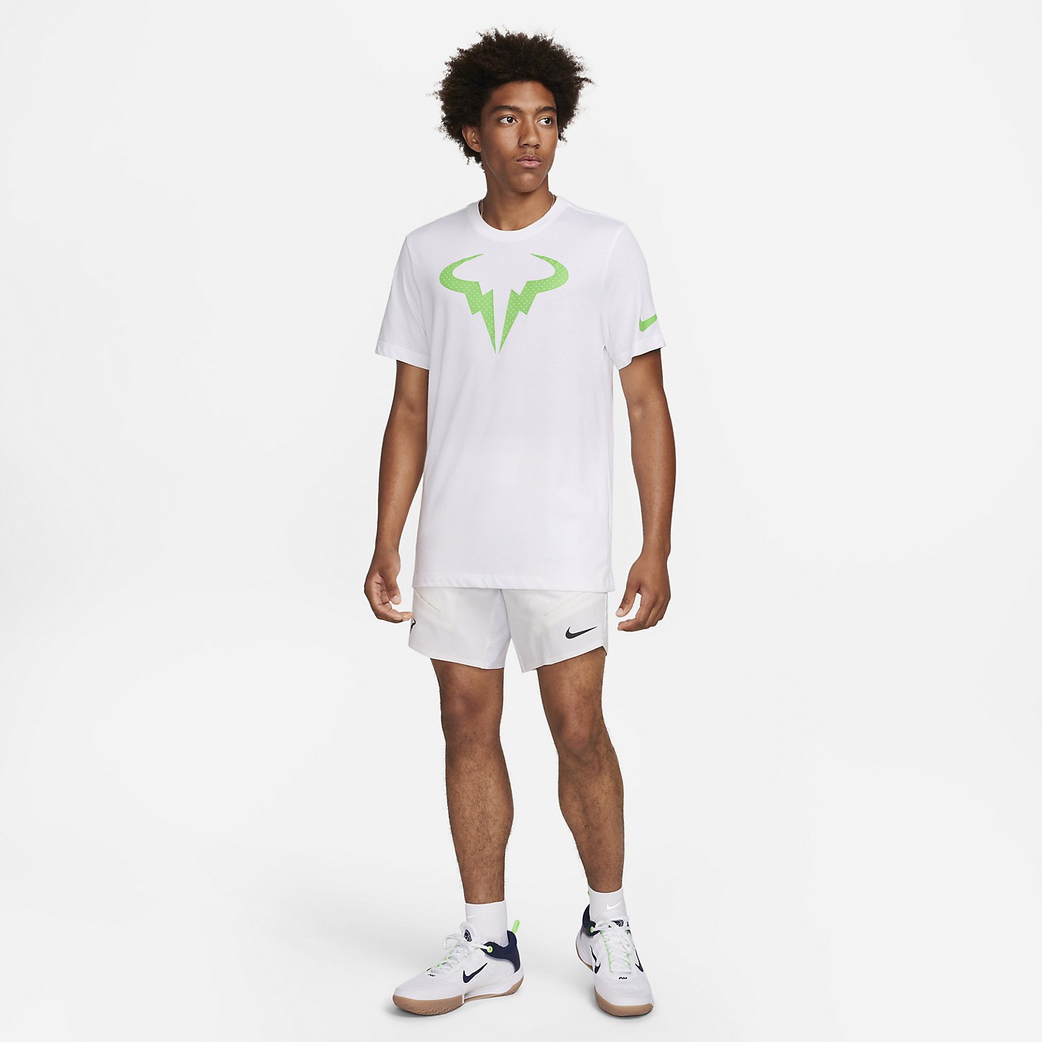 Nike Rafa Court Dri-FIT Men's Tennis T-Shirt - White
