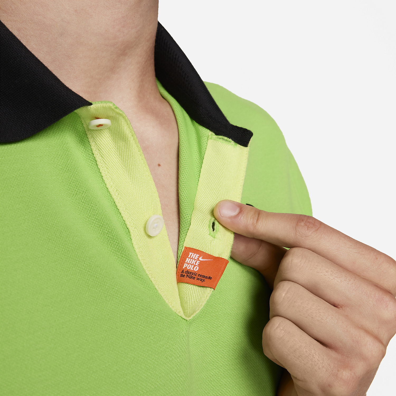 Nike Rafa Logo Polo - Action Green/Light Lemon Twist