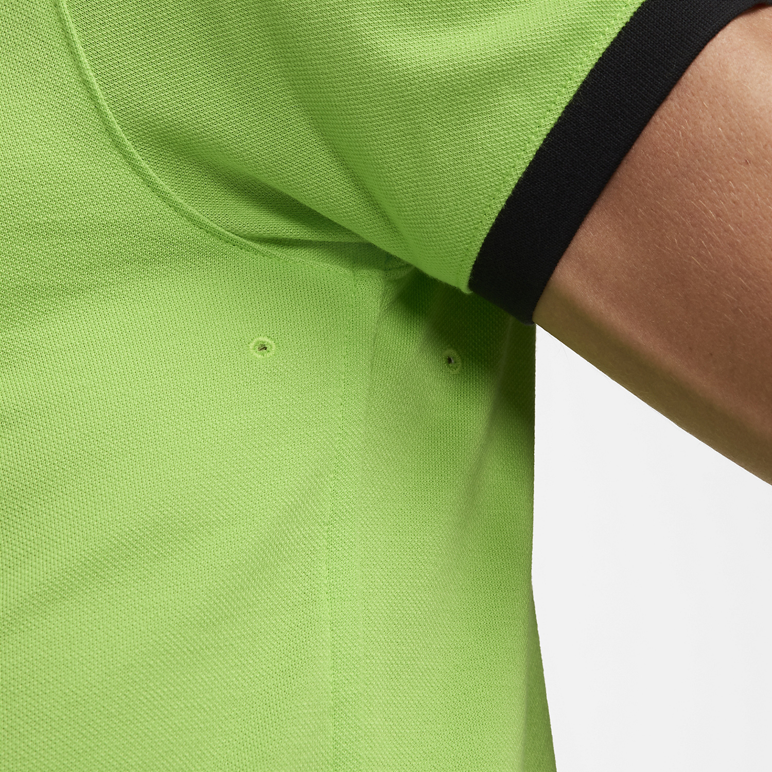 Nike Rafa Logo Men's Tennis Polo - Action Green/Light Lemon Twist
