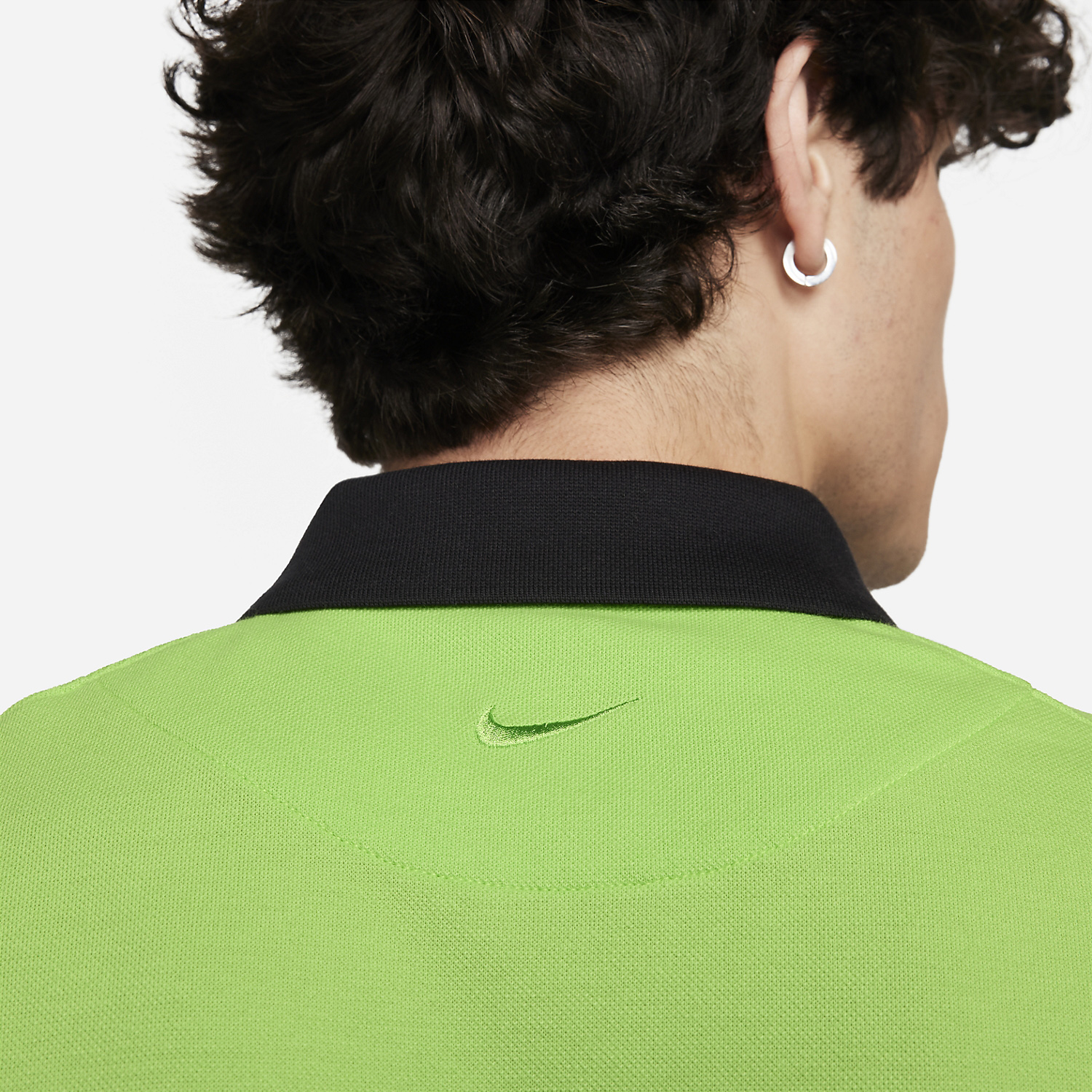 Nike Rafa Logo Men's Tennis Polo - Action Green/Light Lemon Twist