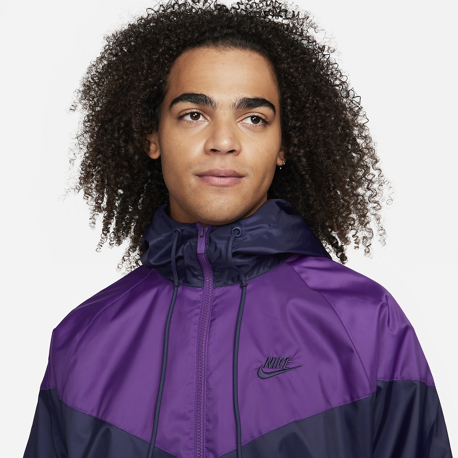 Nike Essentials Windrunner Men's Tennis Jacket - Purple Ink