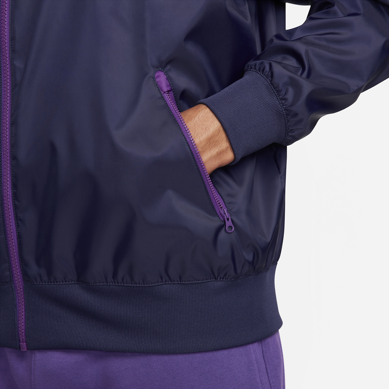 Nike Essentials Windrunner Chaqueta - Purple Ink/Disco Purple