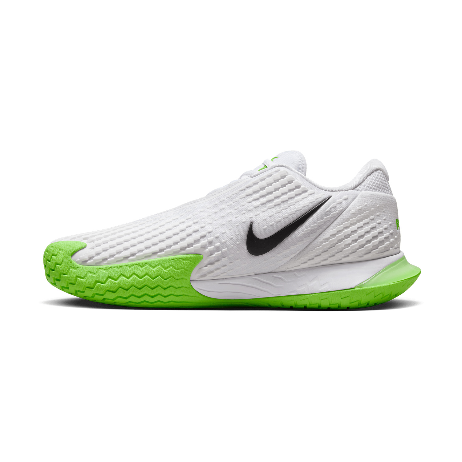 Nike Air Zoom Vapor Cage 4 Rafa HC - White/Black/Action Green/lt Lemon Twist