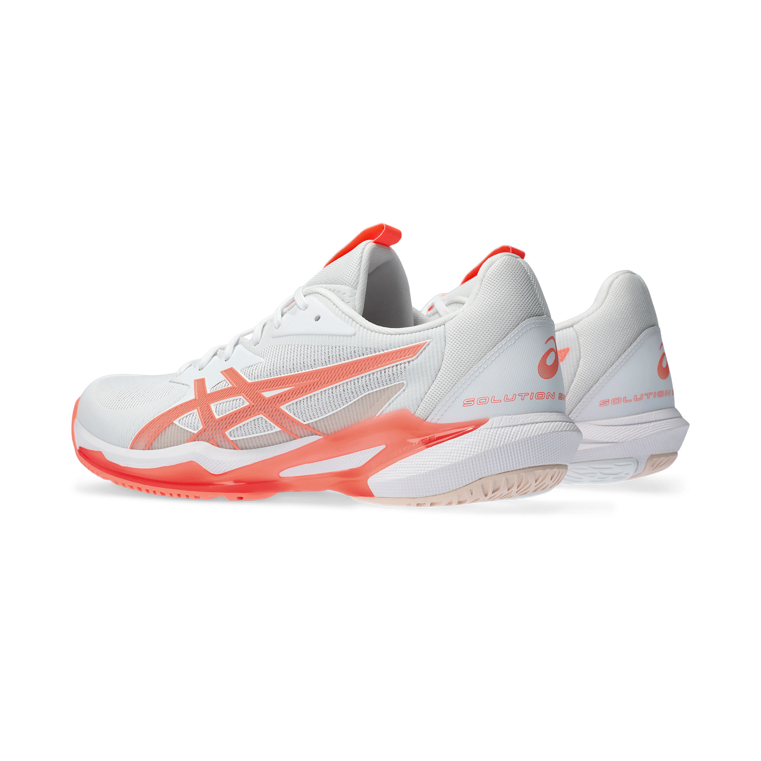 Asics Solution Speed FF 3 - White/Sun Coral