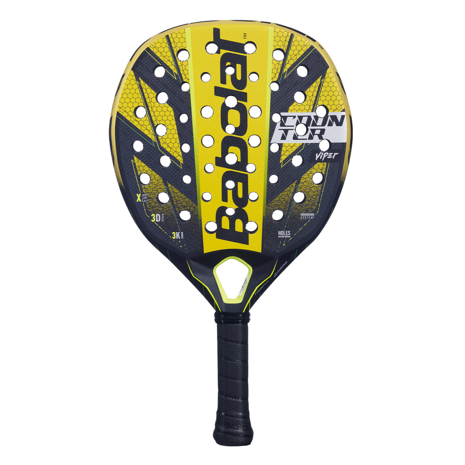 Babolat Counter Viper 2024 Padel - Black/Yellow