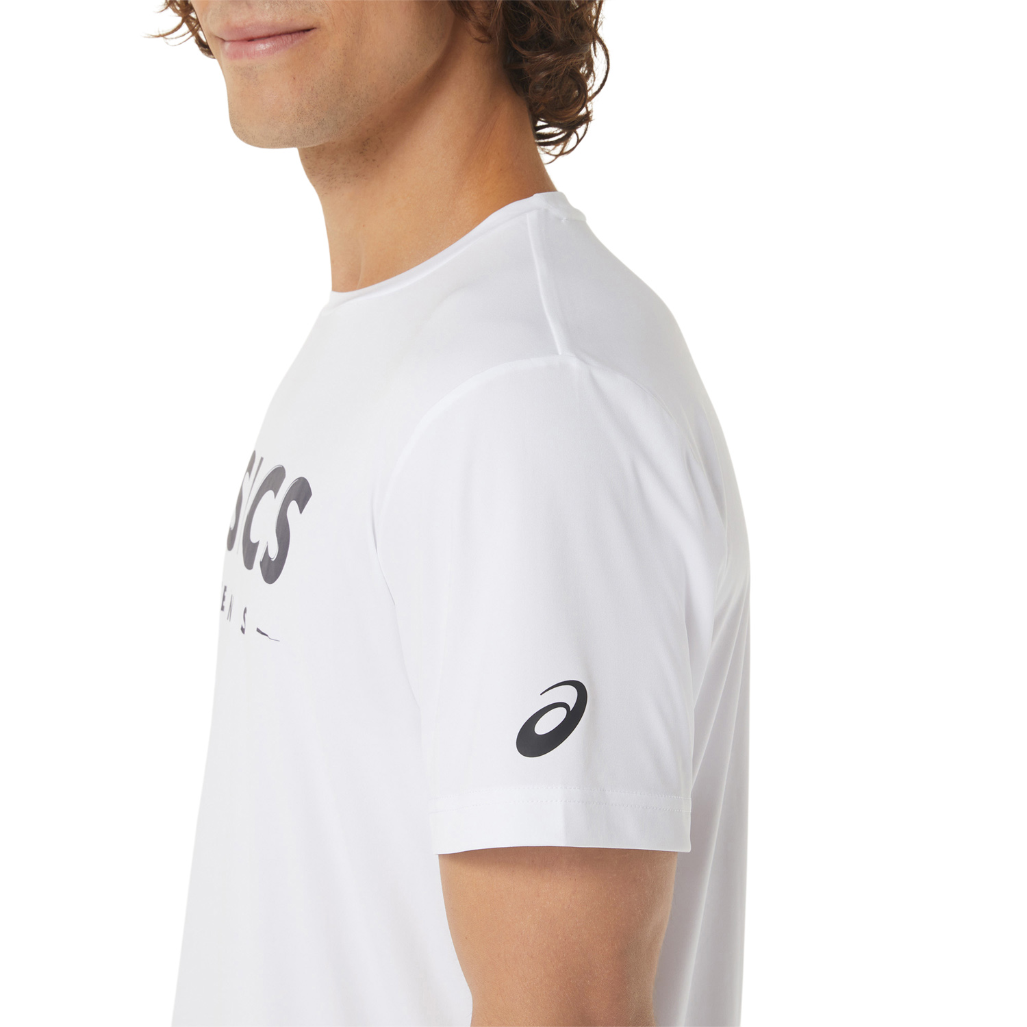 Asics Court Graphic T-Shirt - Brilliant White