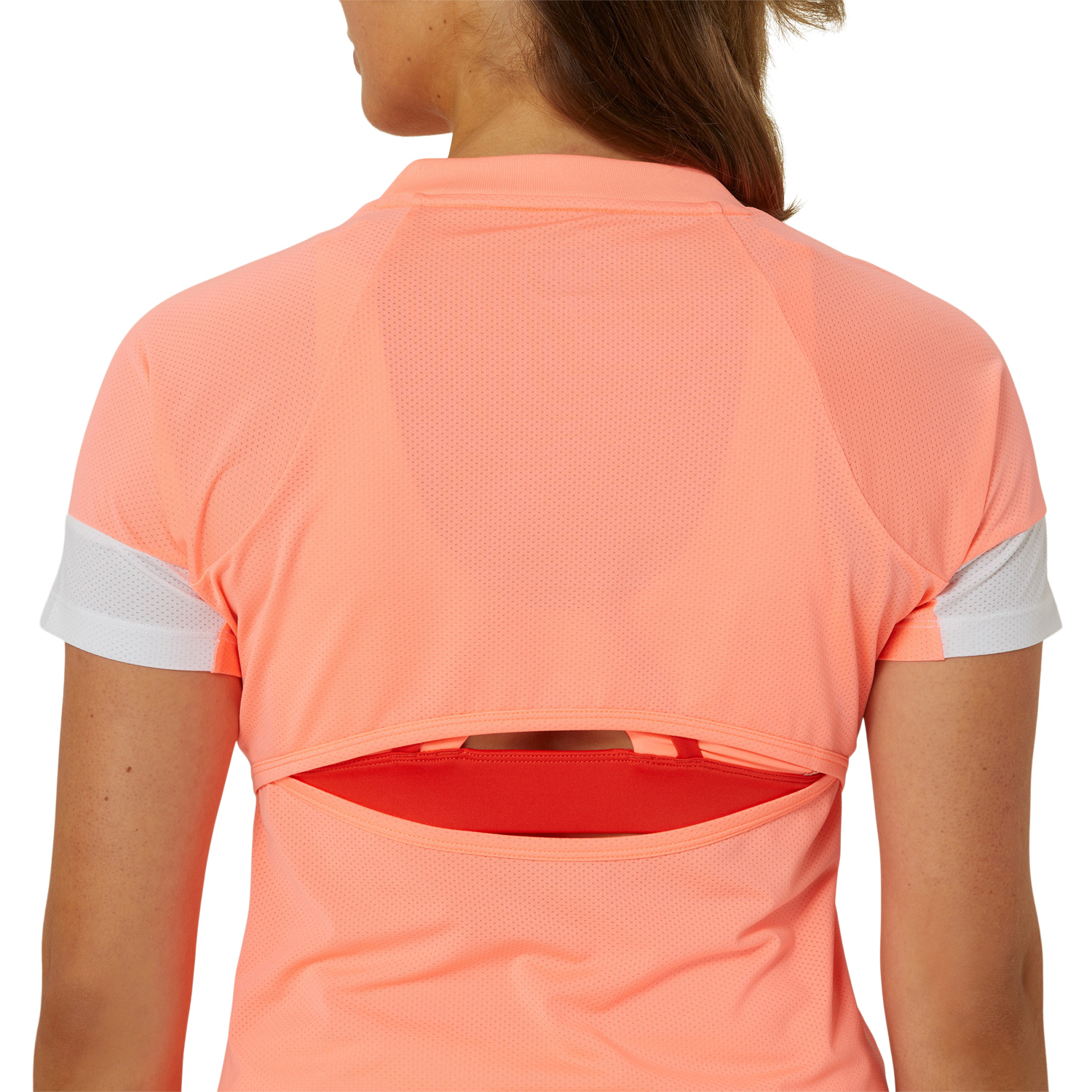 Asics Game Maglietta da Tennis Donna Sun Coral