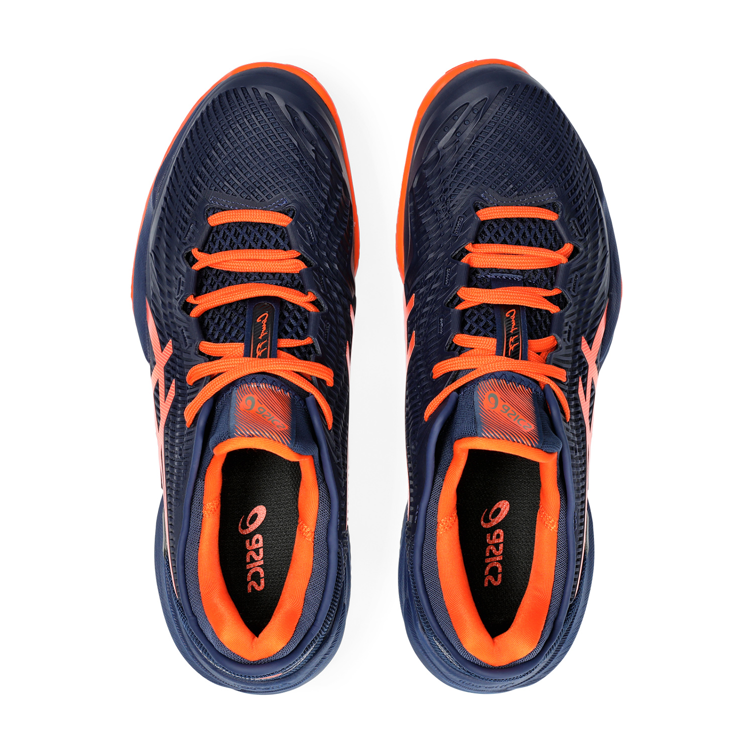 Asics Court FF 3 Clay Men's Tennis Shoes - Blue Expanse/Koi