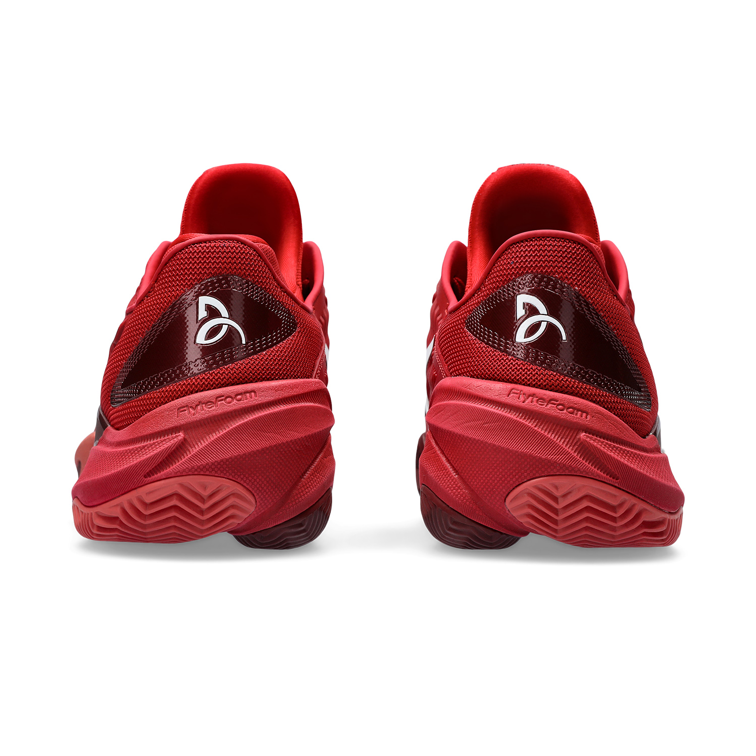 Asics Court FF 3 Novak Clay Men's Tennis Shoes - Cranberry/White