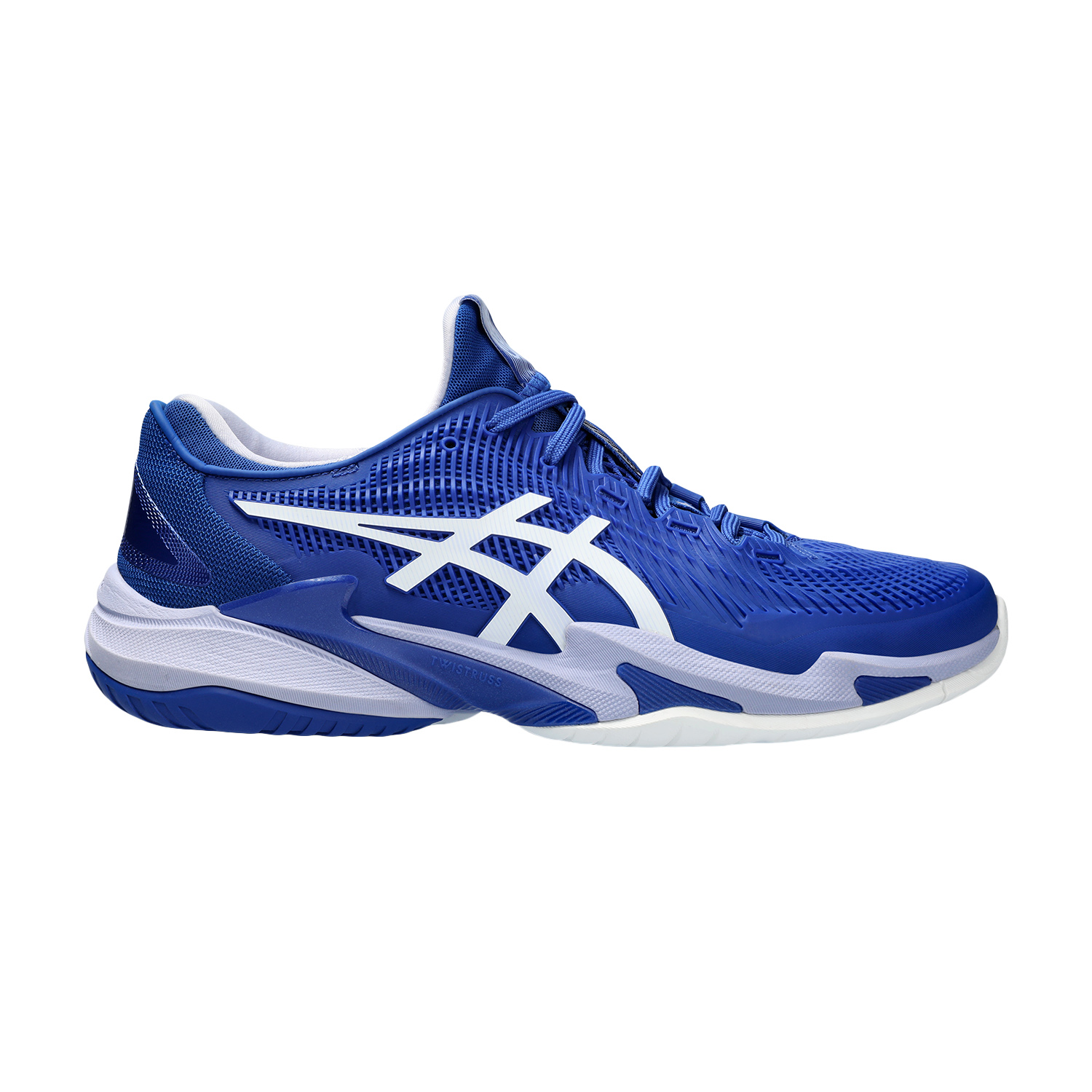 Asics Court FF 3 Novak Men's Tennis Shoes - Blue/Fresh Air