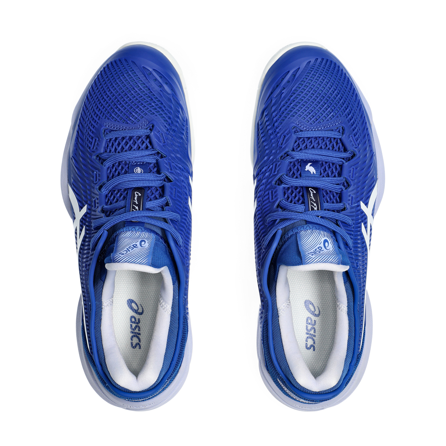 Asics Court FF 3 Novak Men's Tennis Shoes - Blue/Fresh Air