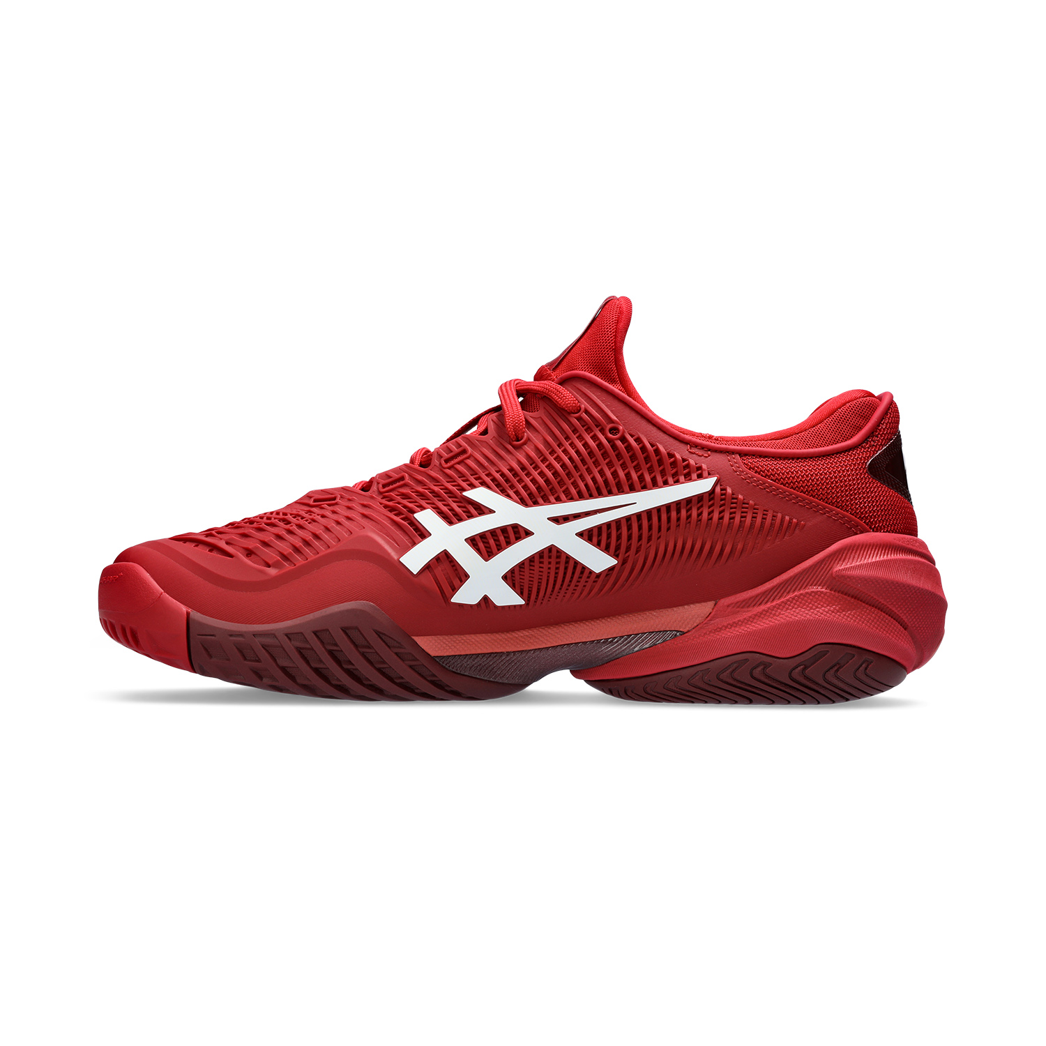 Asics Court FF 3 Novak - Cranberry/White