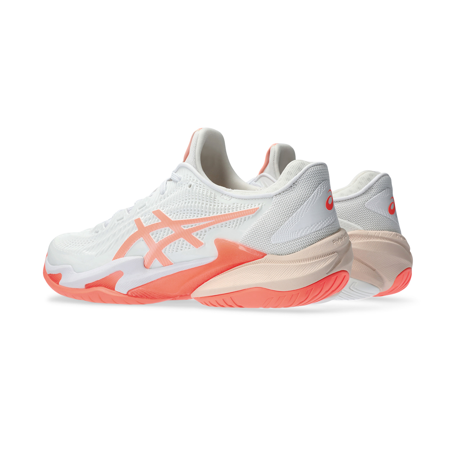 Asics Court FF 3 - White/Sun Coral