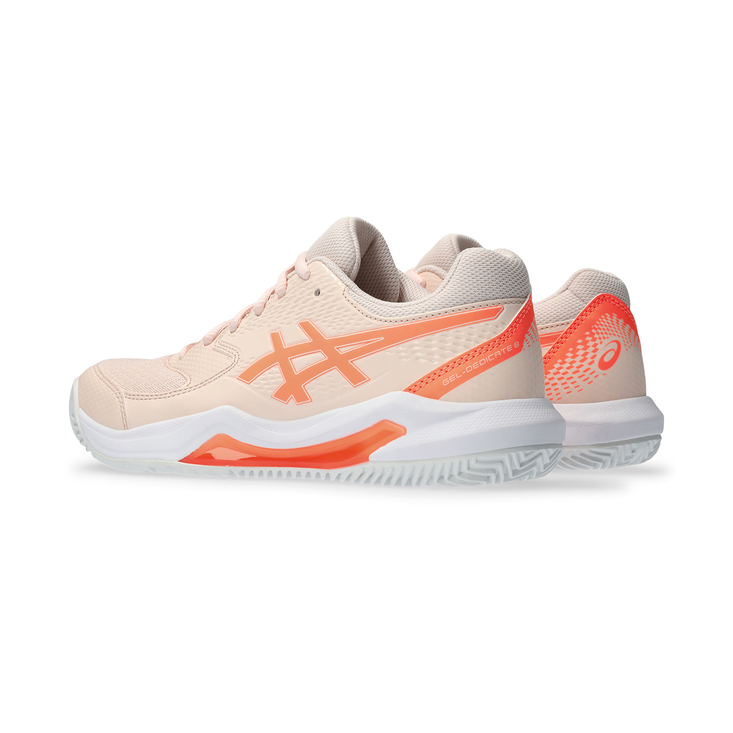 Asics Gel Dedicate 8 Clay - Pearl Pink/Sun Coral