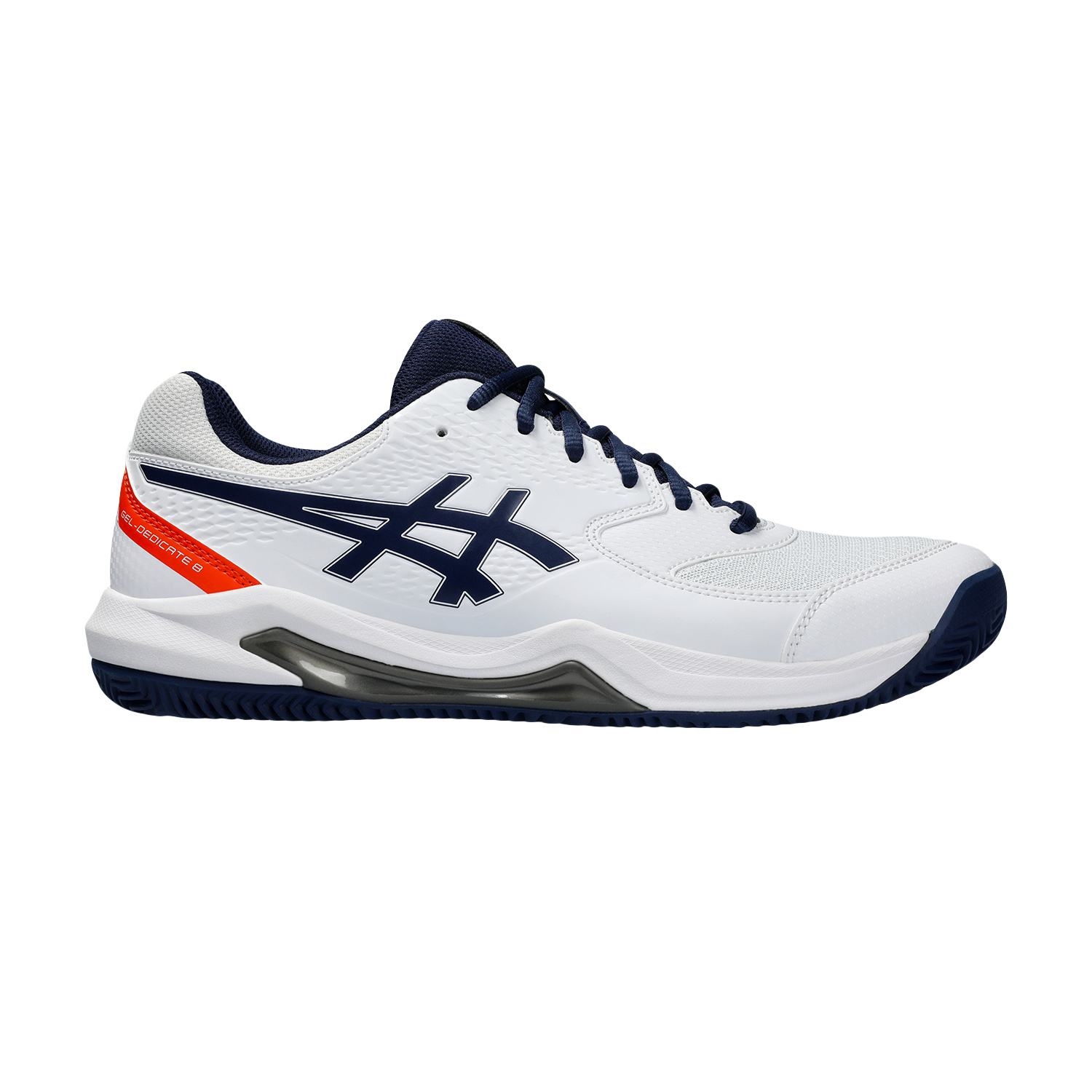 Asics Gel Dedicate 8 Clay - White/Blue Expanse