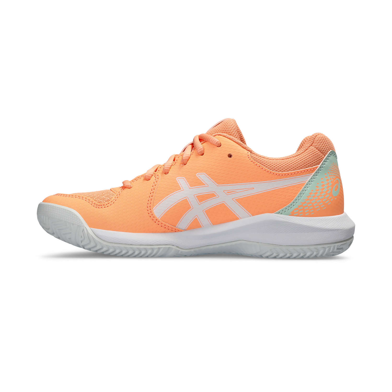 Asics Gel Dedicate 8 Padel - Bright Sunstone/White