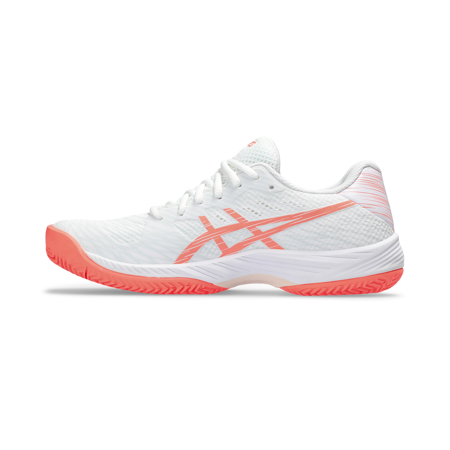 Asics Gel Game 9 Clay/OC - White/Sun Coral