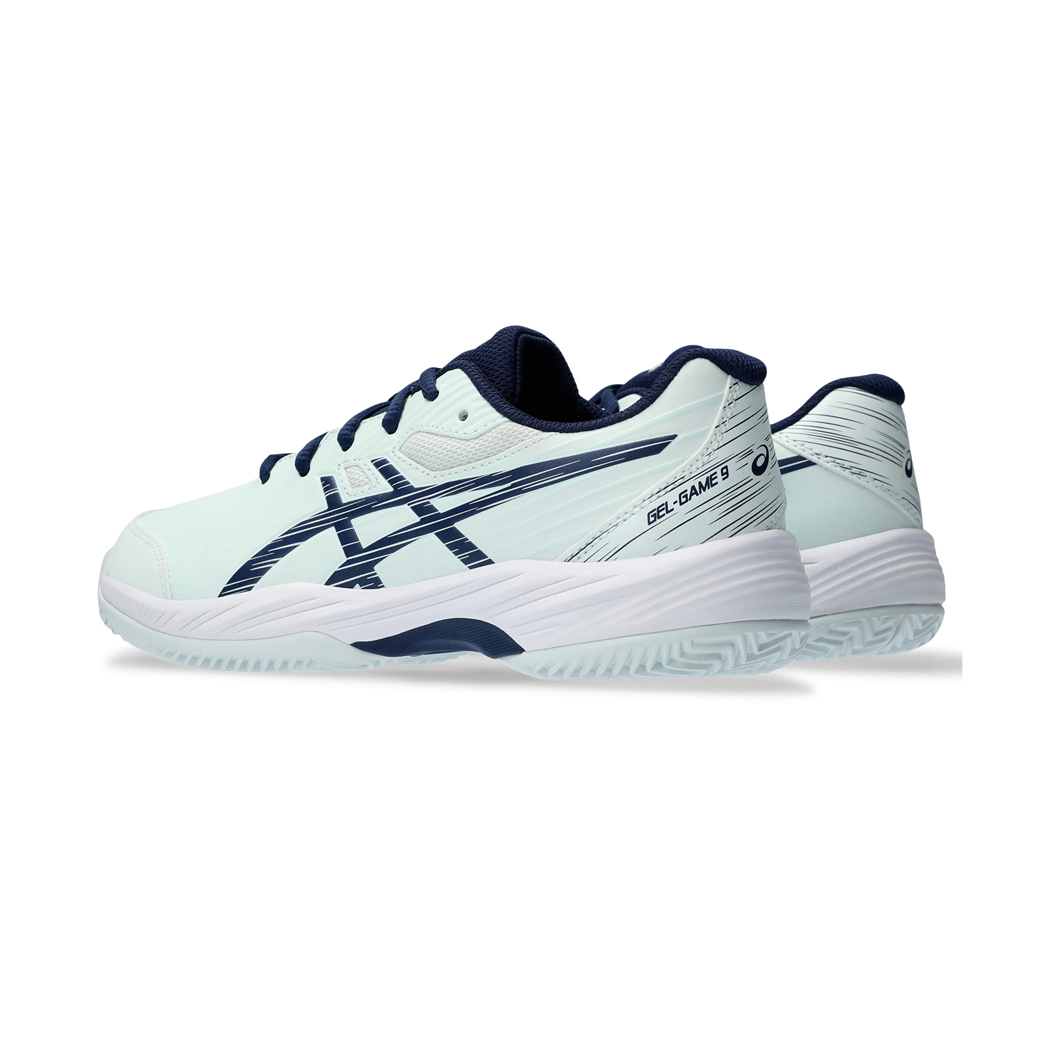Asics Gel Game 9 GS Clay/OC Bambini - Pale Mint/Blue Expanse