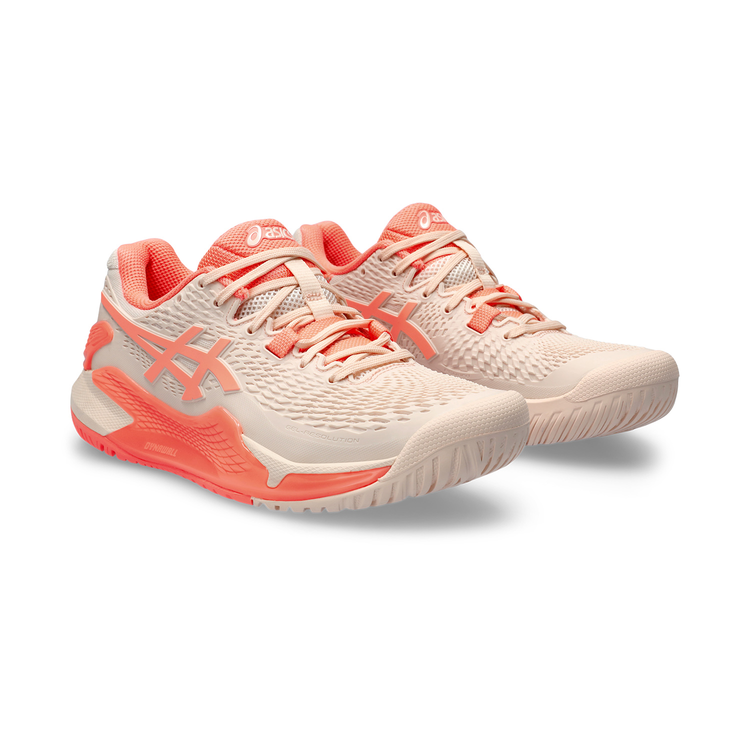 Asics Gel Resolution 9 Women's Tennis Shoes - Pearl Pink