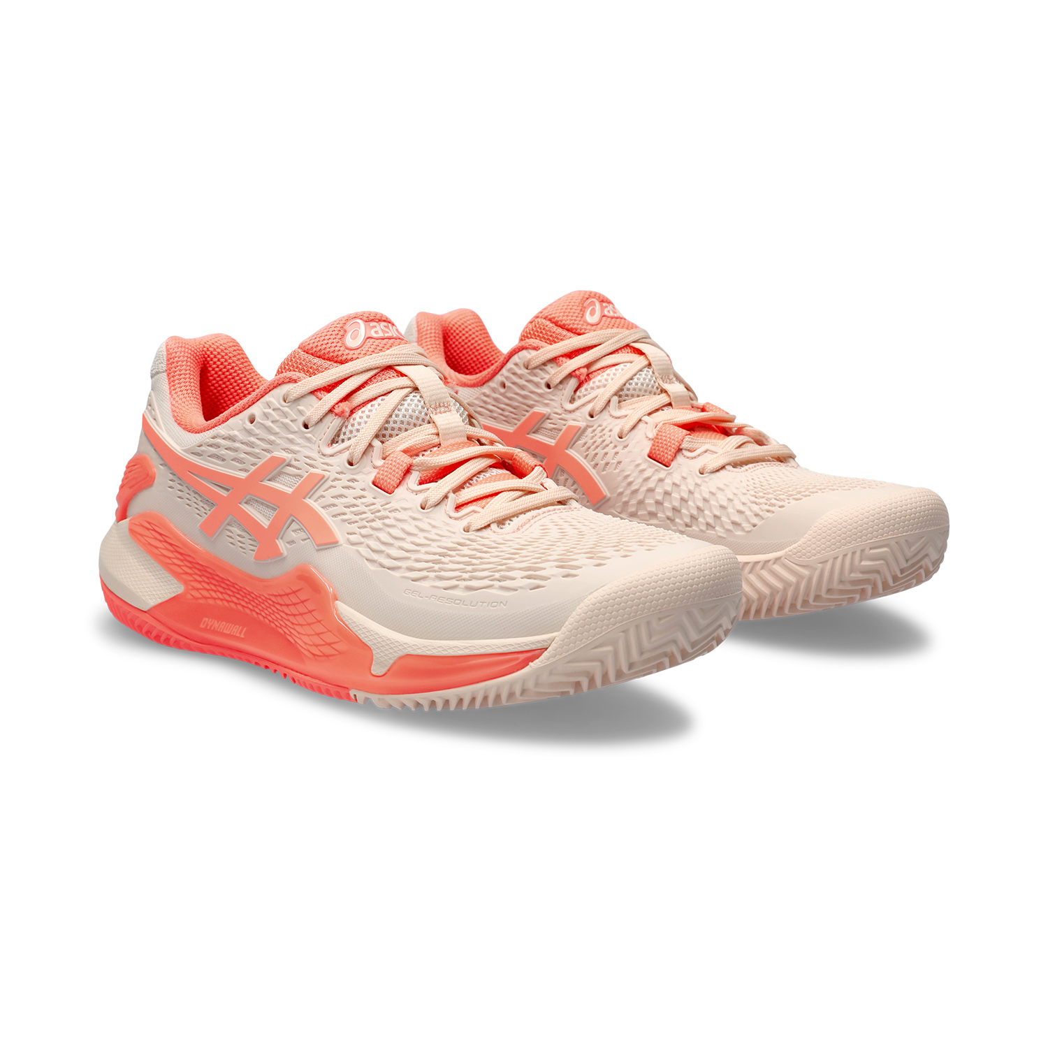 Asics Gel Resolution Clay 9 Women's Tennis Shoes - Pearl Pink
