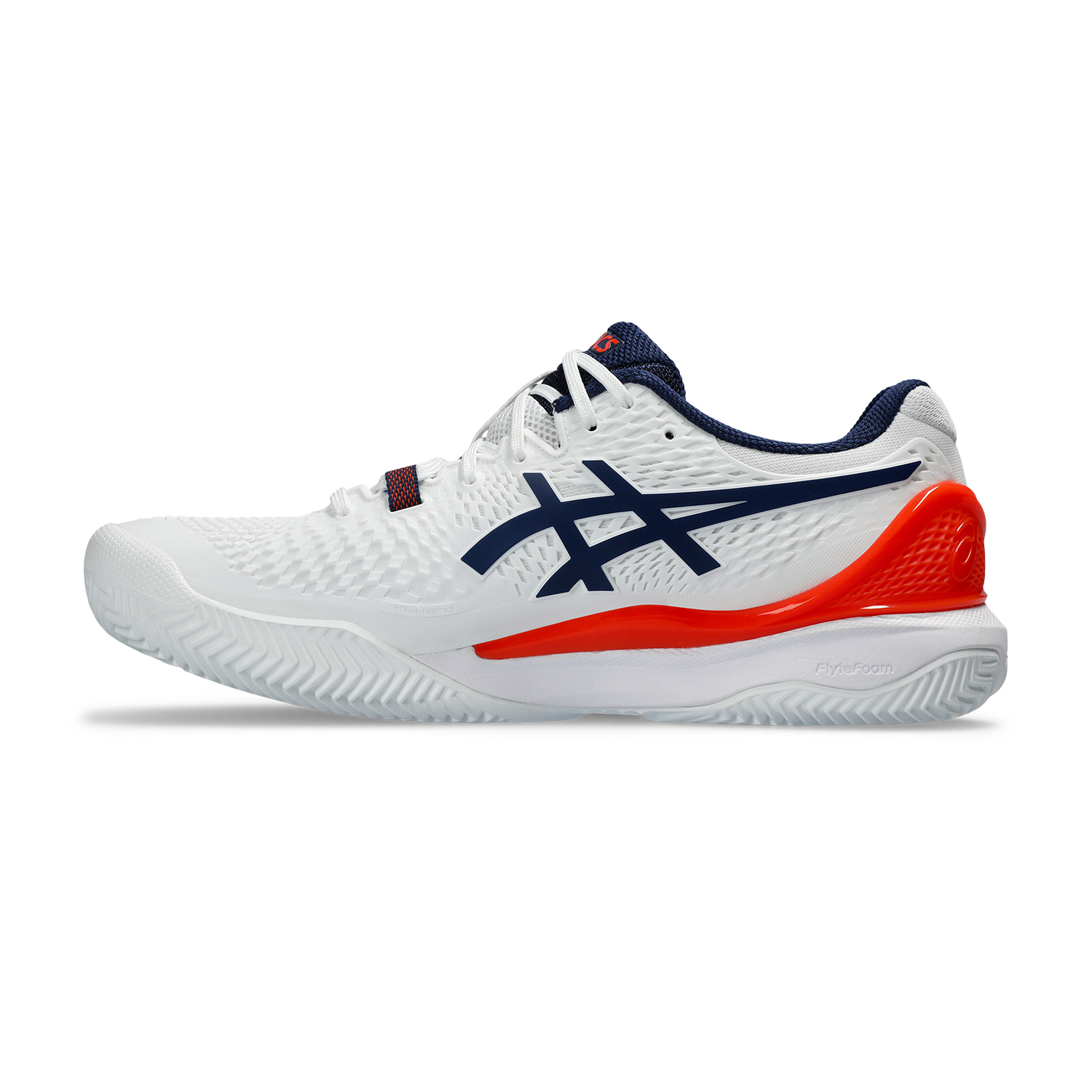 Asics Gel Resolution 9 Clay - White/Blue Expanse