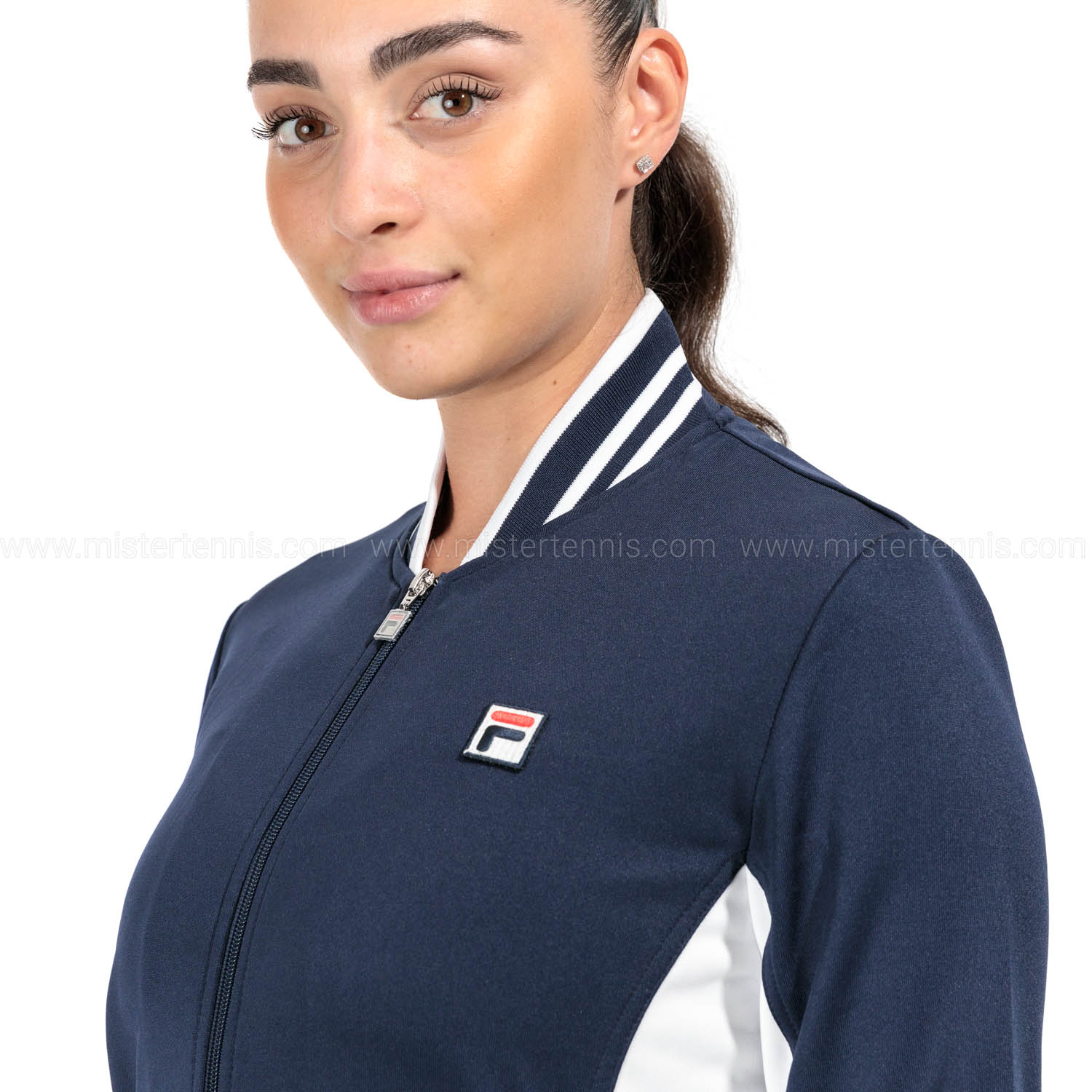 Fila Georgia Chaqueta - Navy/White