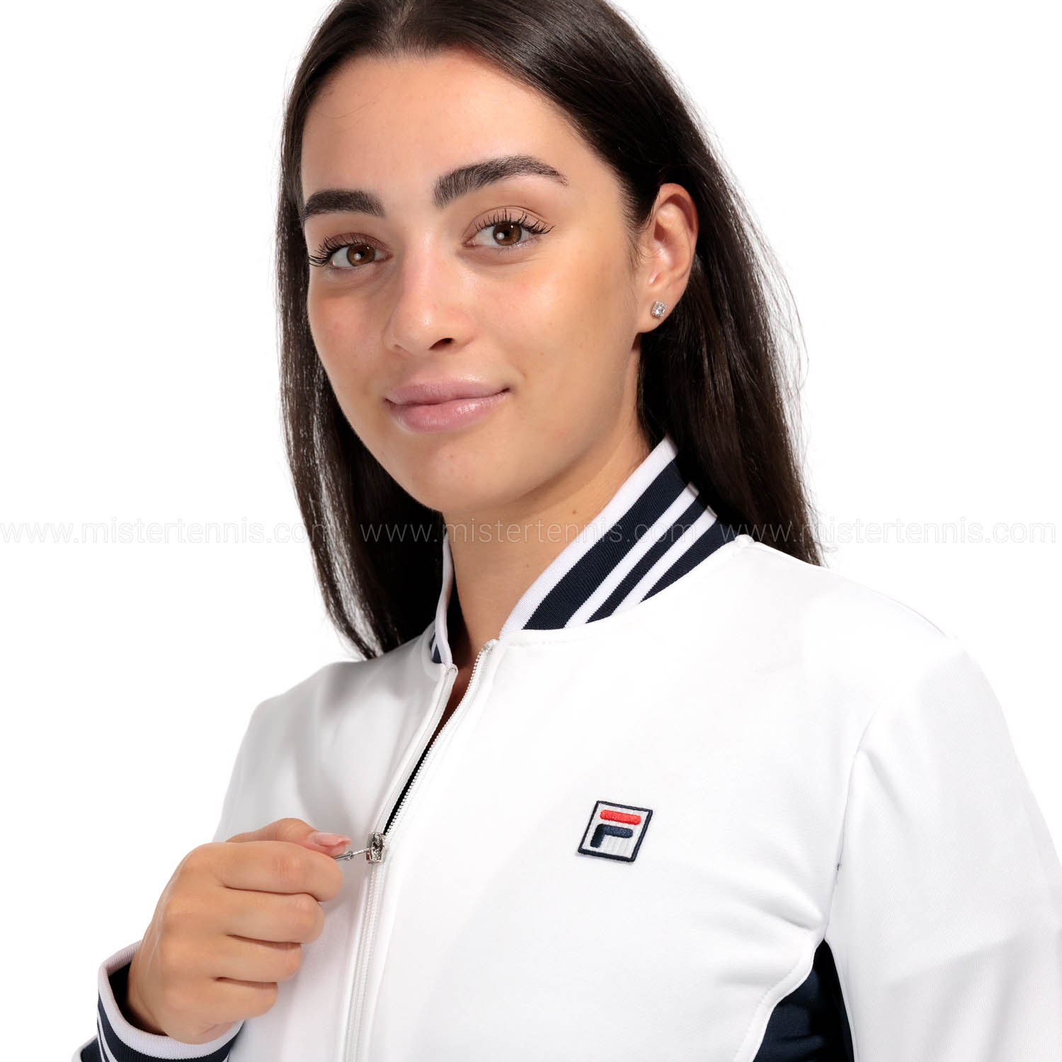 Fila Georgia Chaqueta - White/Navy