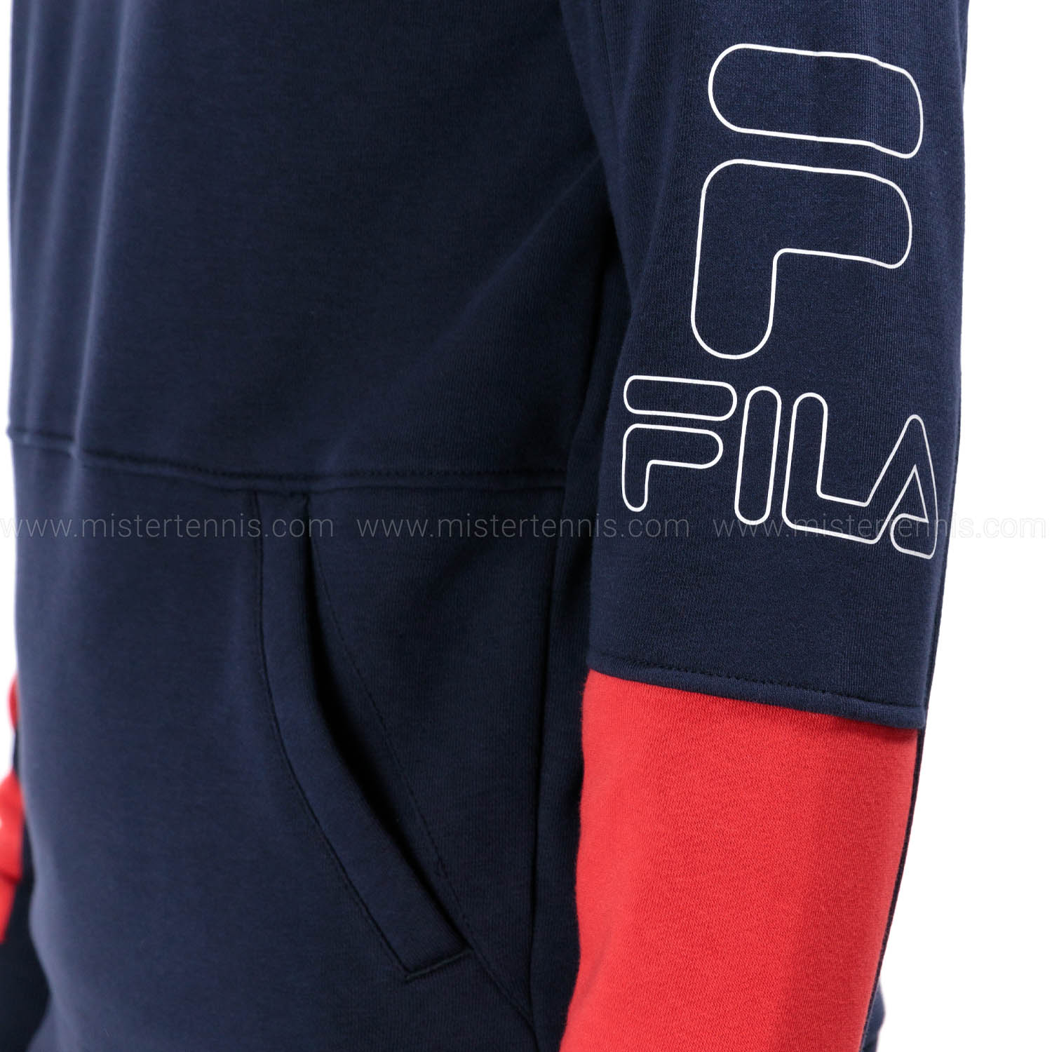 Fila Hayo Hoodie - Navy/Red