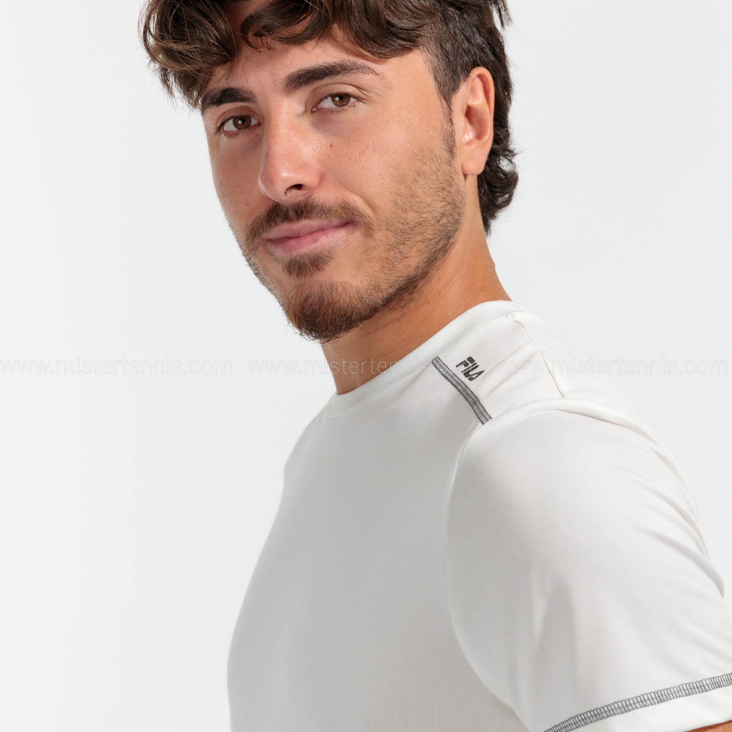 Fila Jannis Camiseta - White Alyssum