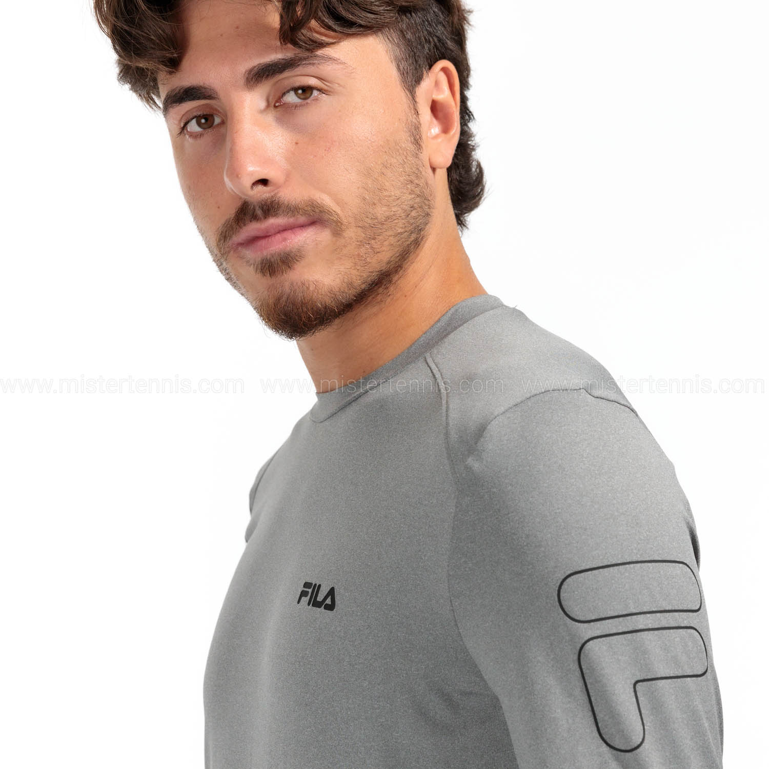 Fila Joris Camisa - Dark Grey Melange