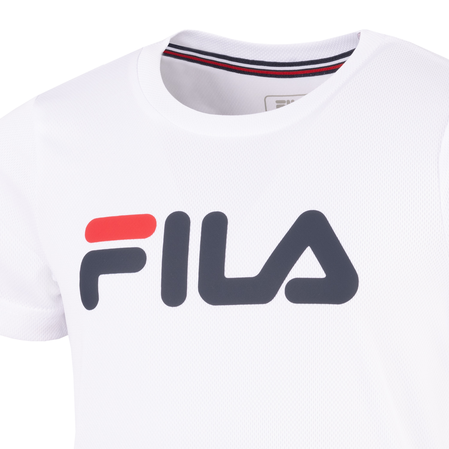 Fila Logo Maglietta Bambini - White