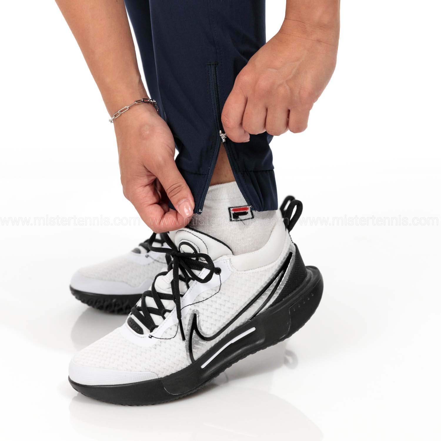 Fila Marina Pantalones de Tenis Mujer Navy