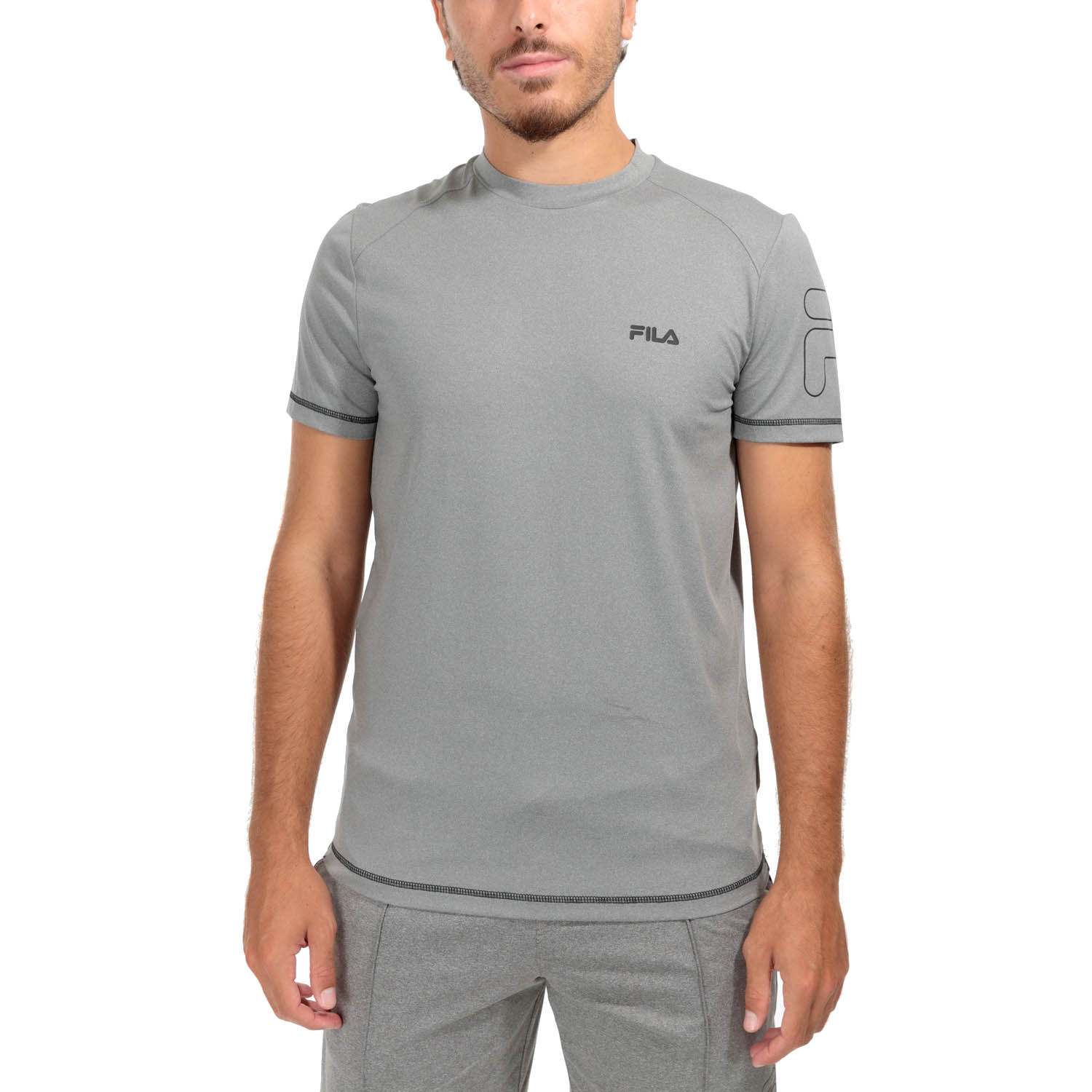 Fila Moritz T-Shirt - Dark Grey Melange