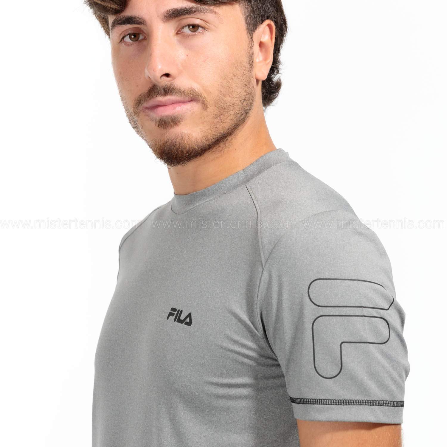 Fila Moritz T-Shirt - Dark Grey Melange