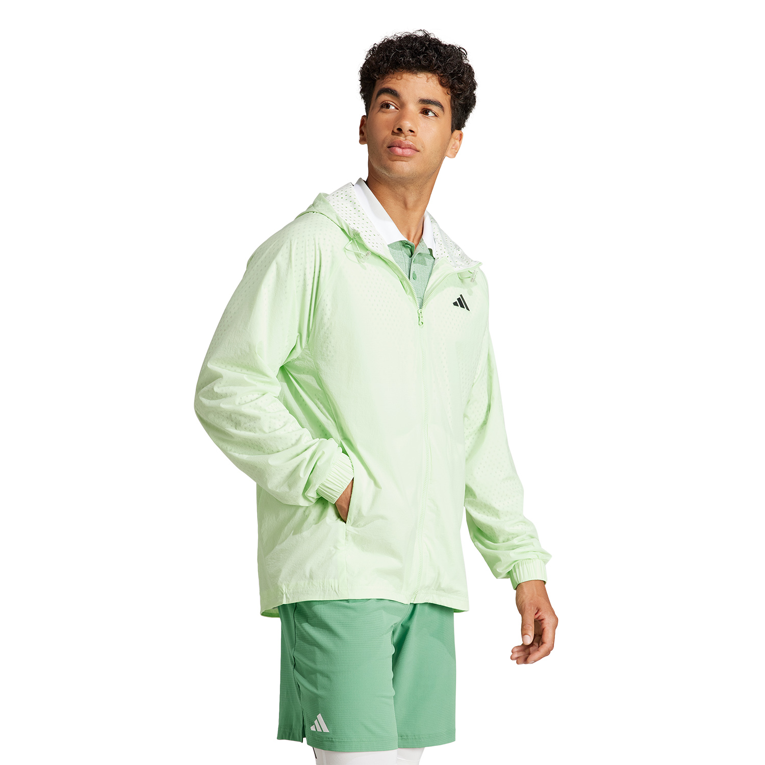 adidas Cover Up Pro Chaqueta - Semi Green Spark