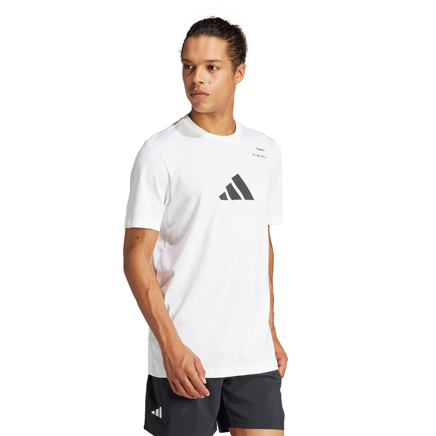adidas Graphic Camiseta de Tenis Hombre - White