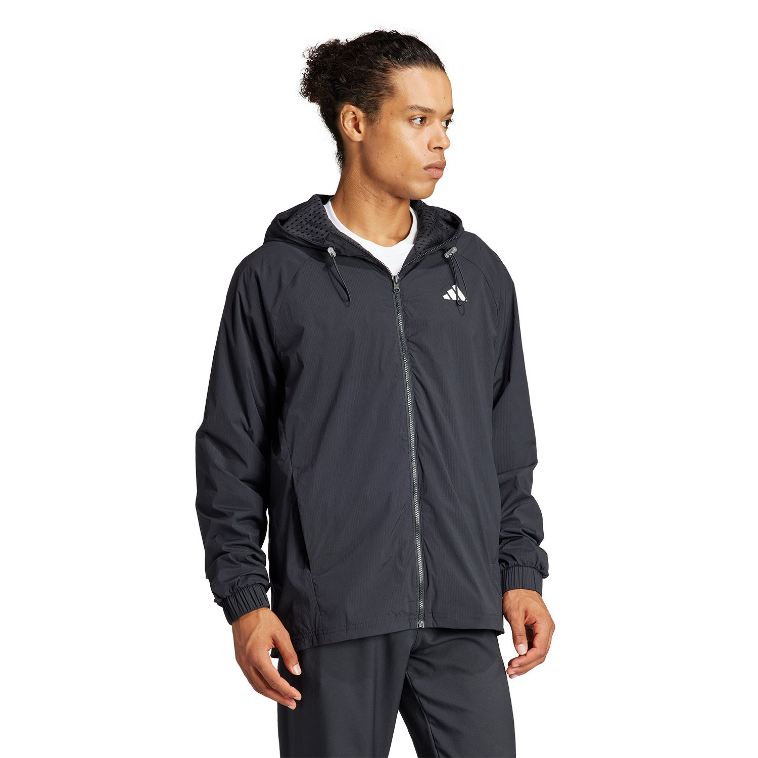 adidas Cover Up Pro Men s Tennis Jacket Black