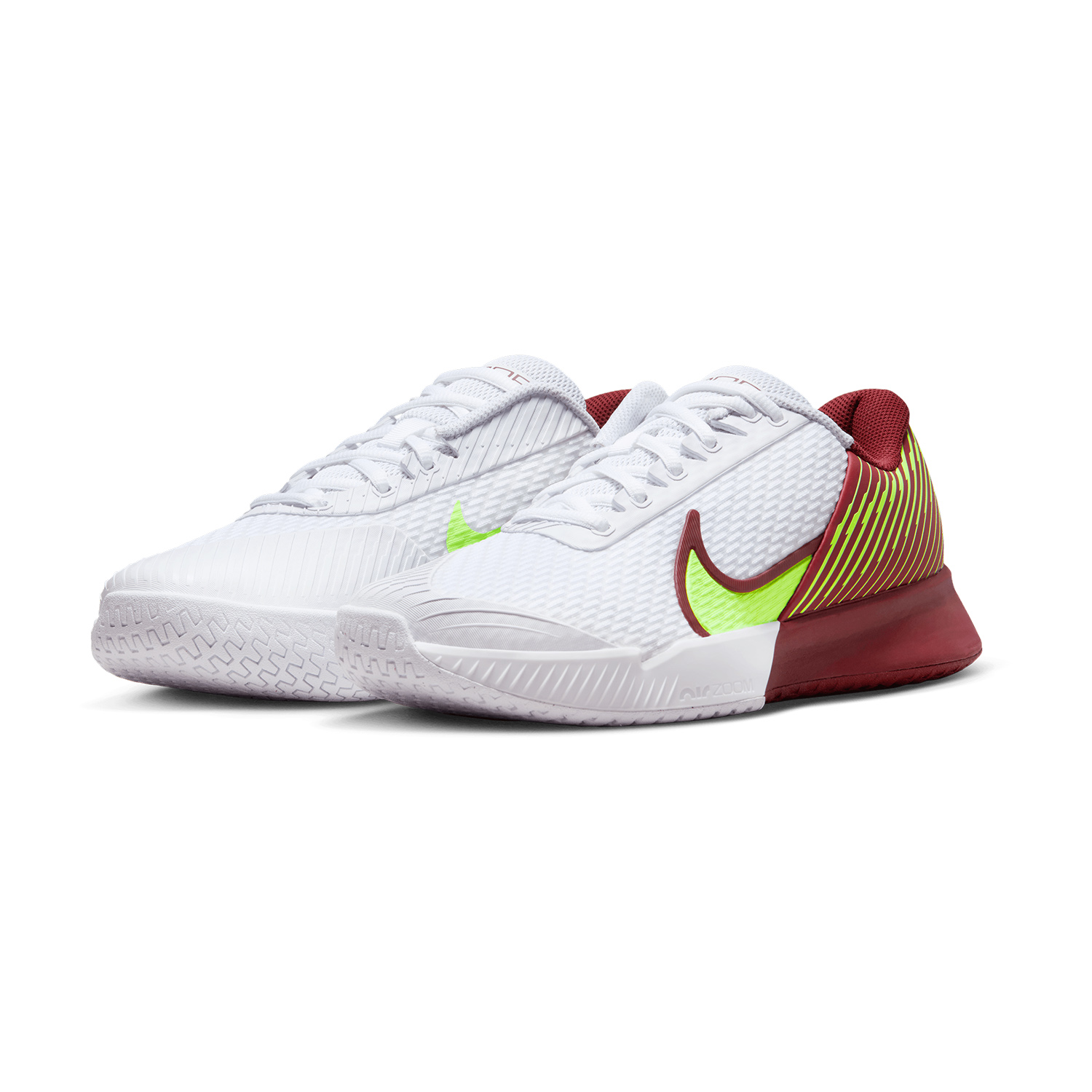 Nike Court Air Zoom Vapor Pro 2 HC - White/Lime Blast/Team Red