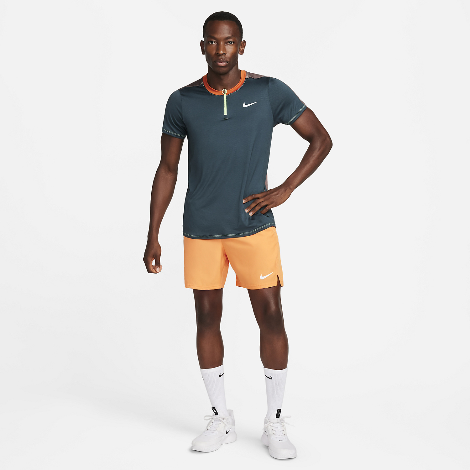 Nike Dri-FIT Advantage Men's Tennis Polo - Deep Jungle