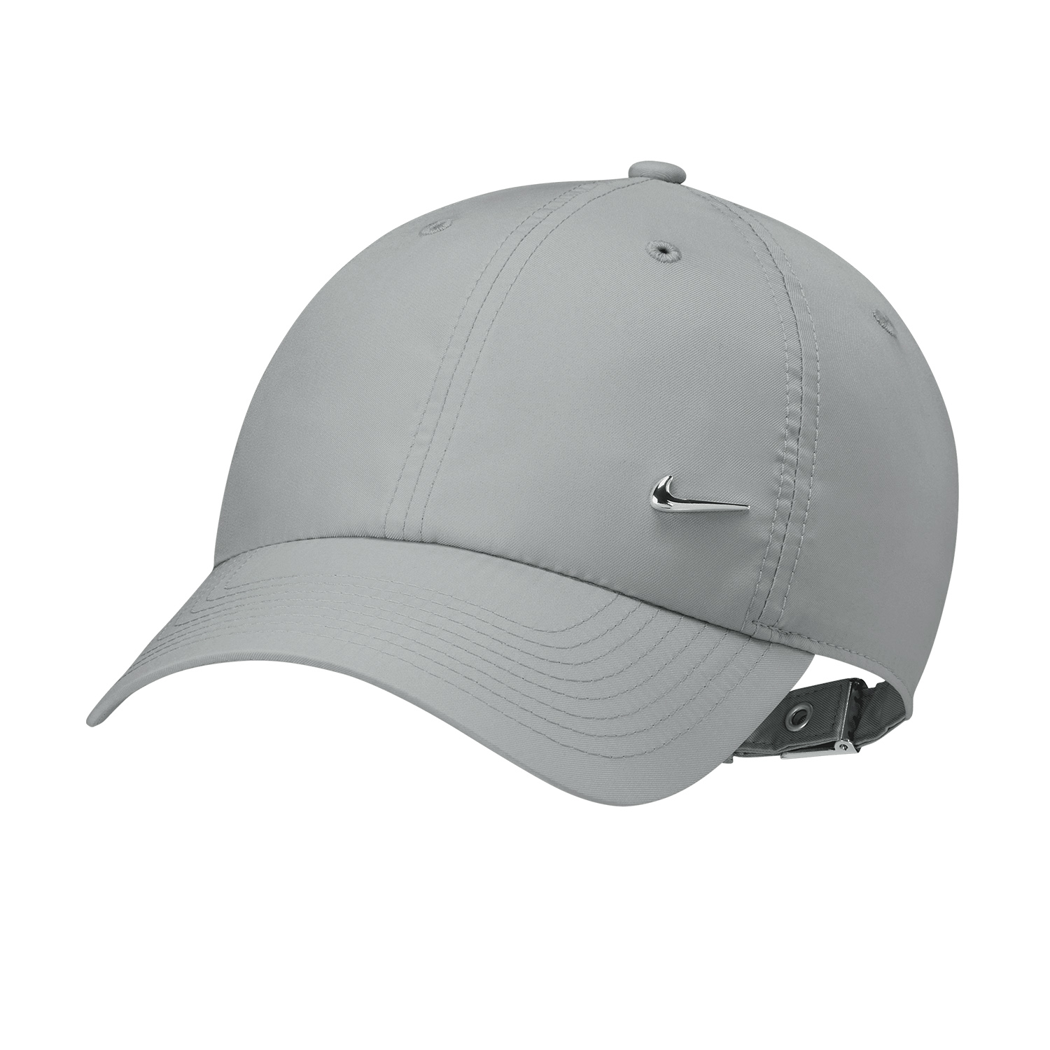 Nike Dri-FIT Club Gorra - Light Smoke Grey/Metallic Silver