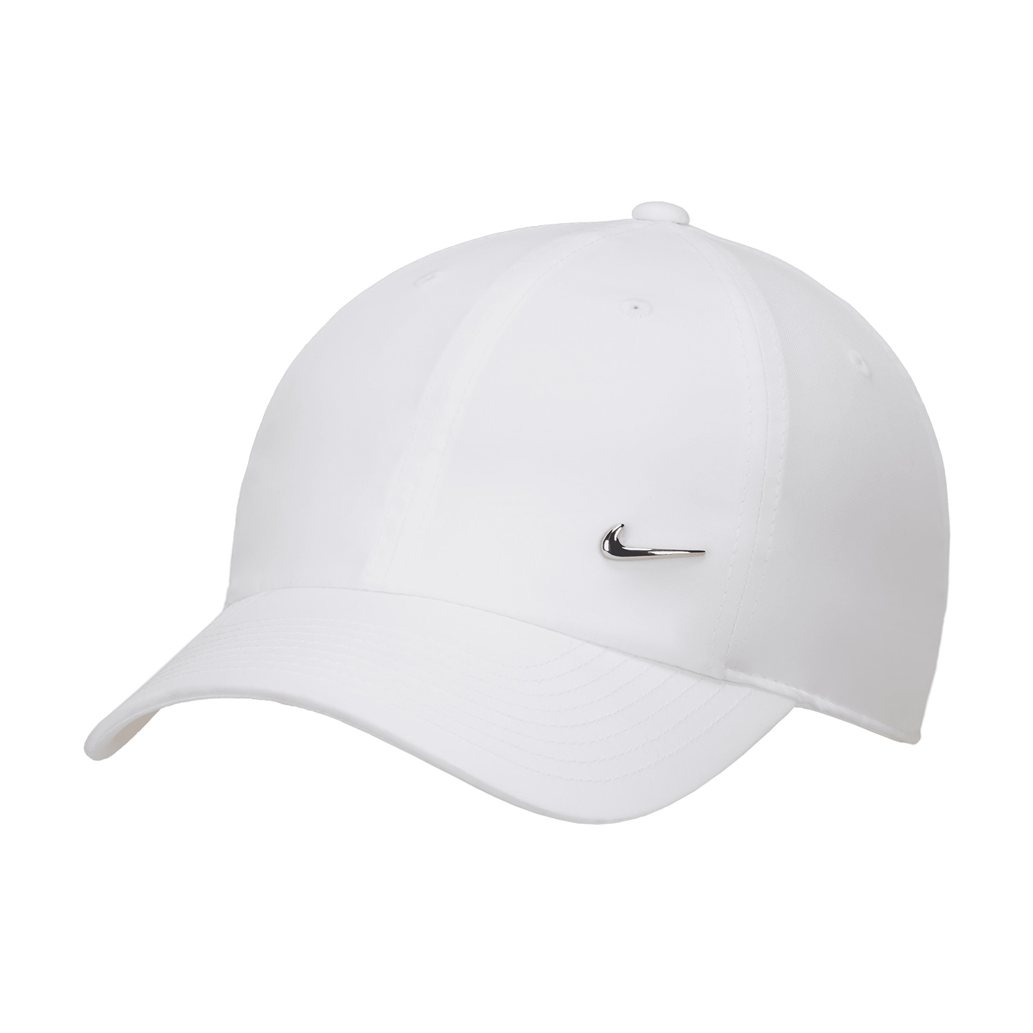 Nike Dri-FIT Club Cappello - White/Metallic Silver