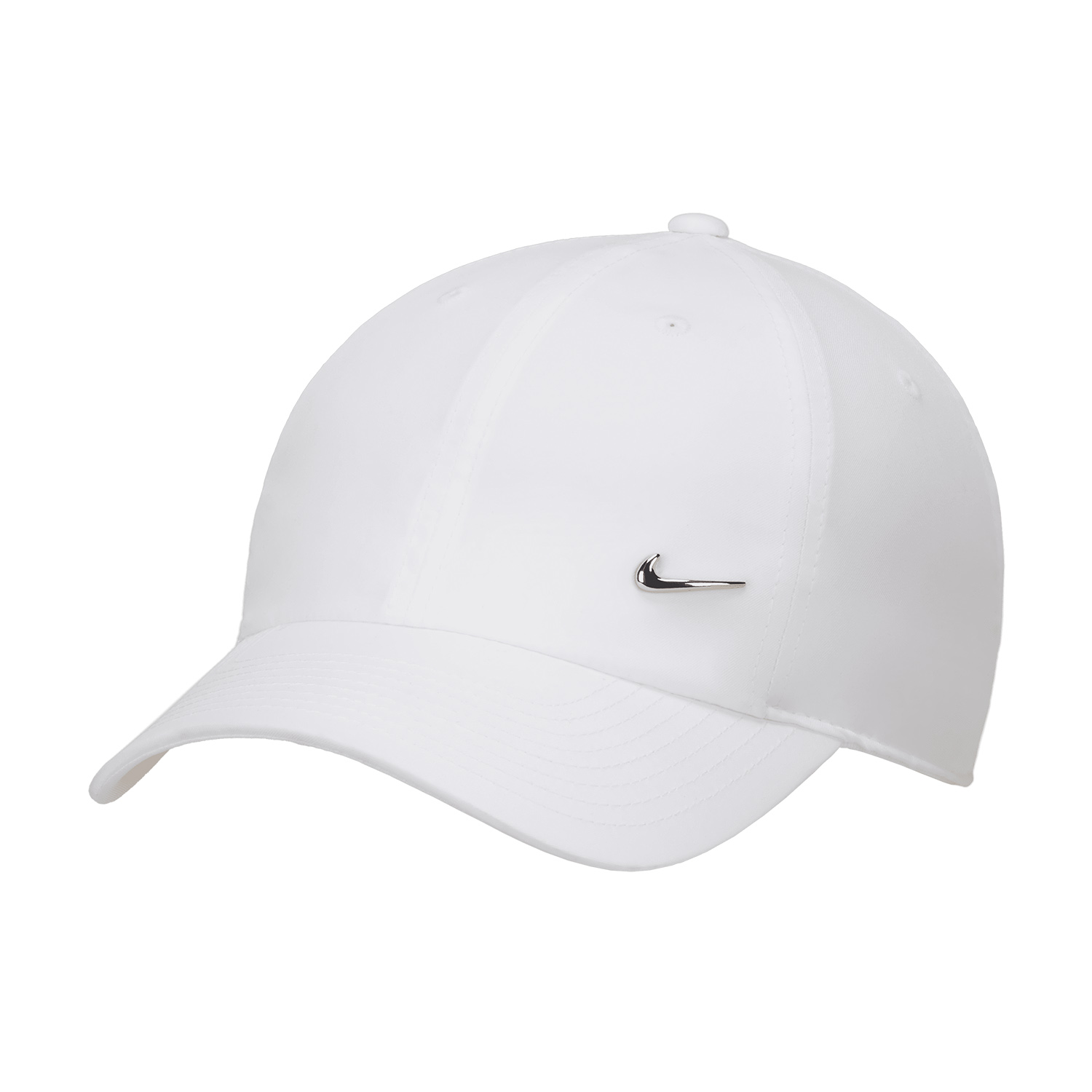 Nike Dri-FIT Club Gorra - White/Metallic Silver