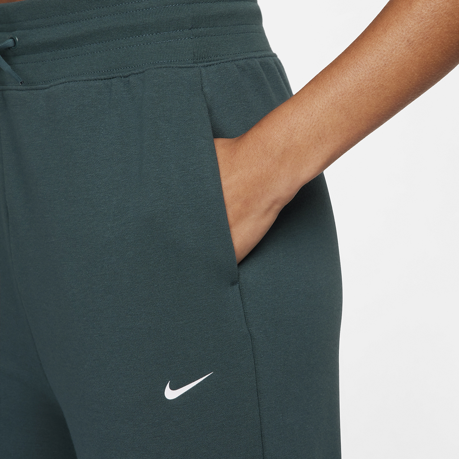 Nike Dri-FIT One Pants - Deep Jungle/White