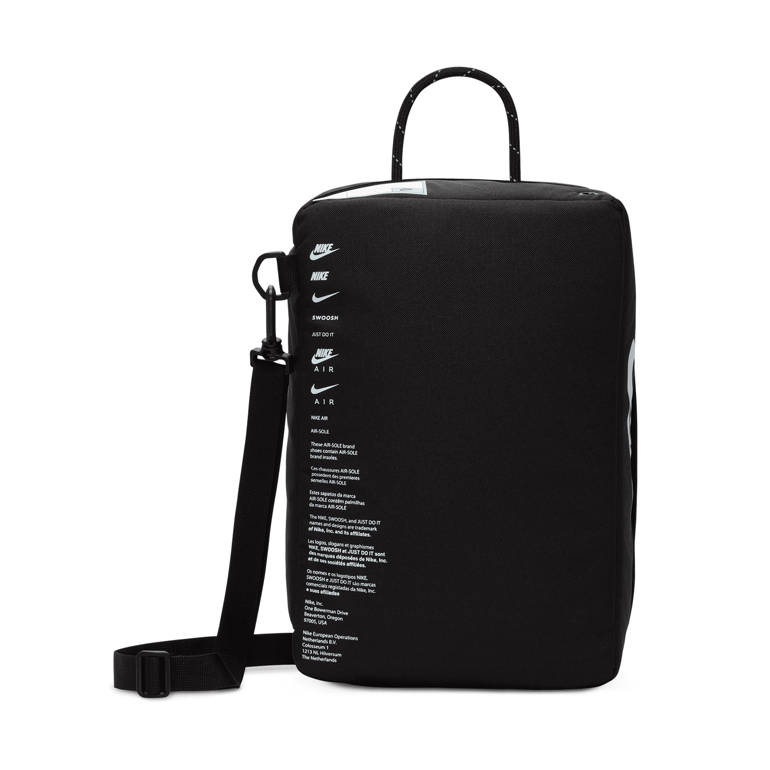 Nike Swoosh Tennis Shoe Bag Black/White
