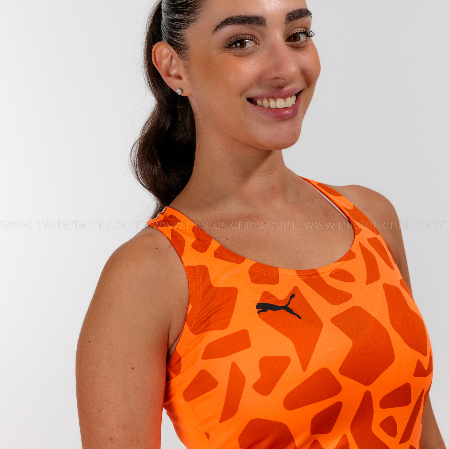 Puma Teamliga Graphic Canotta - Ultra Orange/Cayenne Pepper