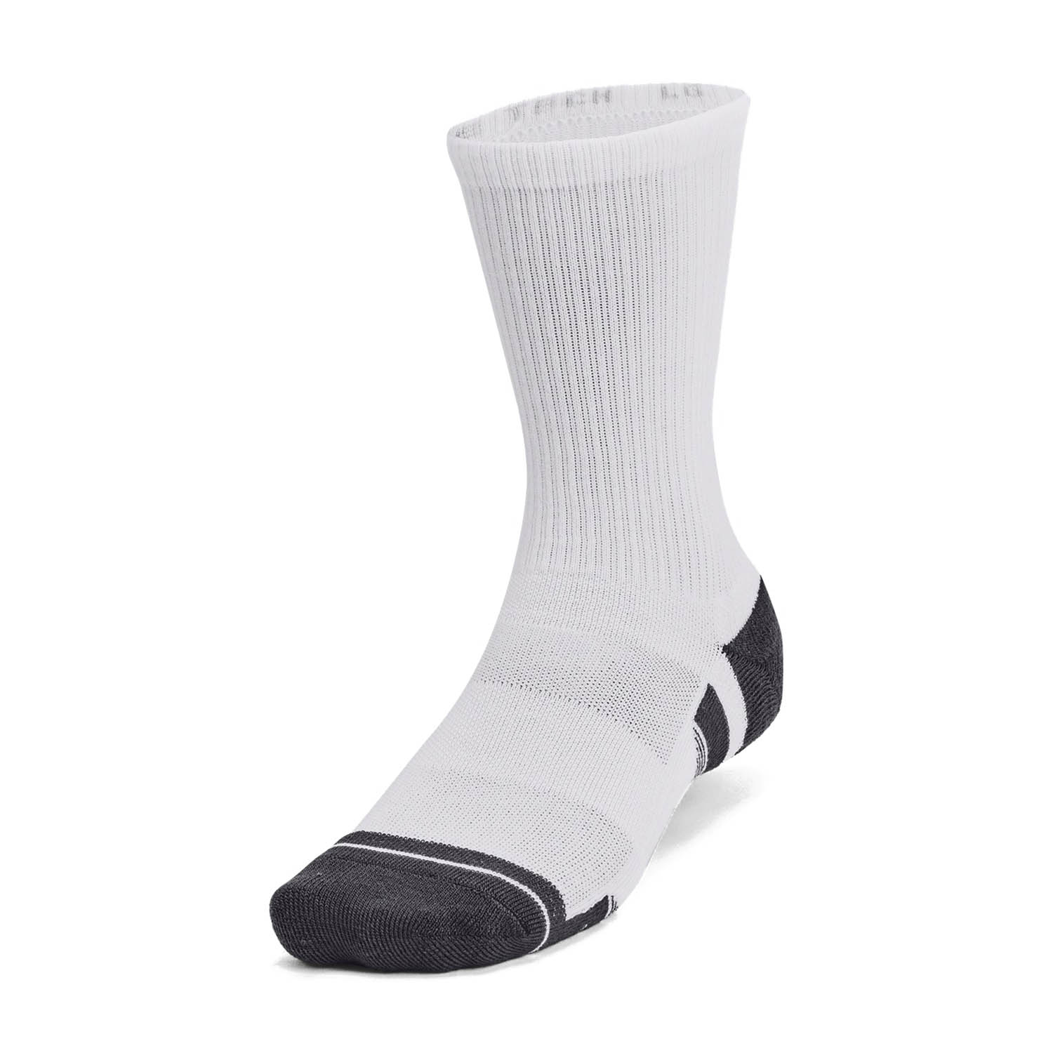 Under Armour Performance Tech Crew x 3 Socks - White/Reflective