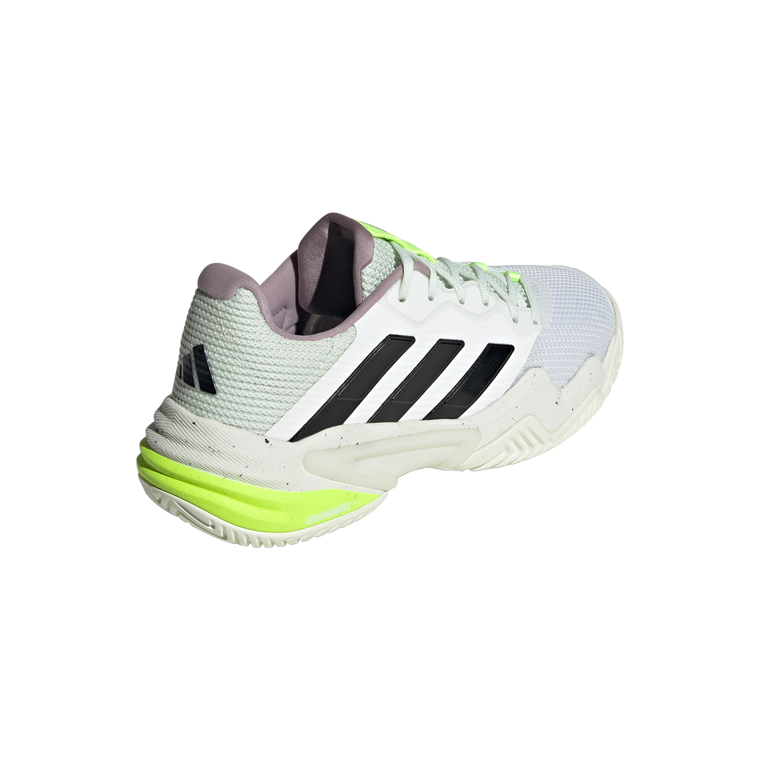 adidas Barricade 13 - Cloud White/Core Black/Semi Green Spark