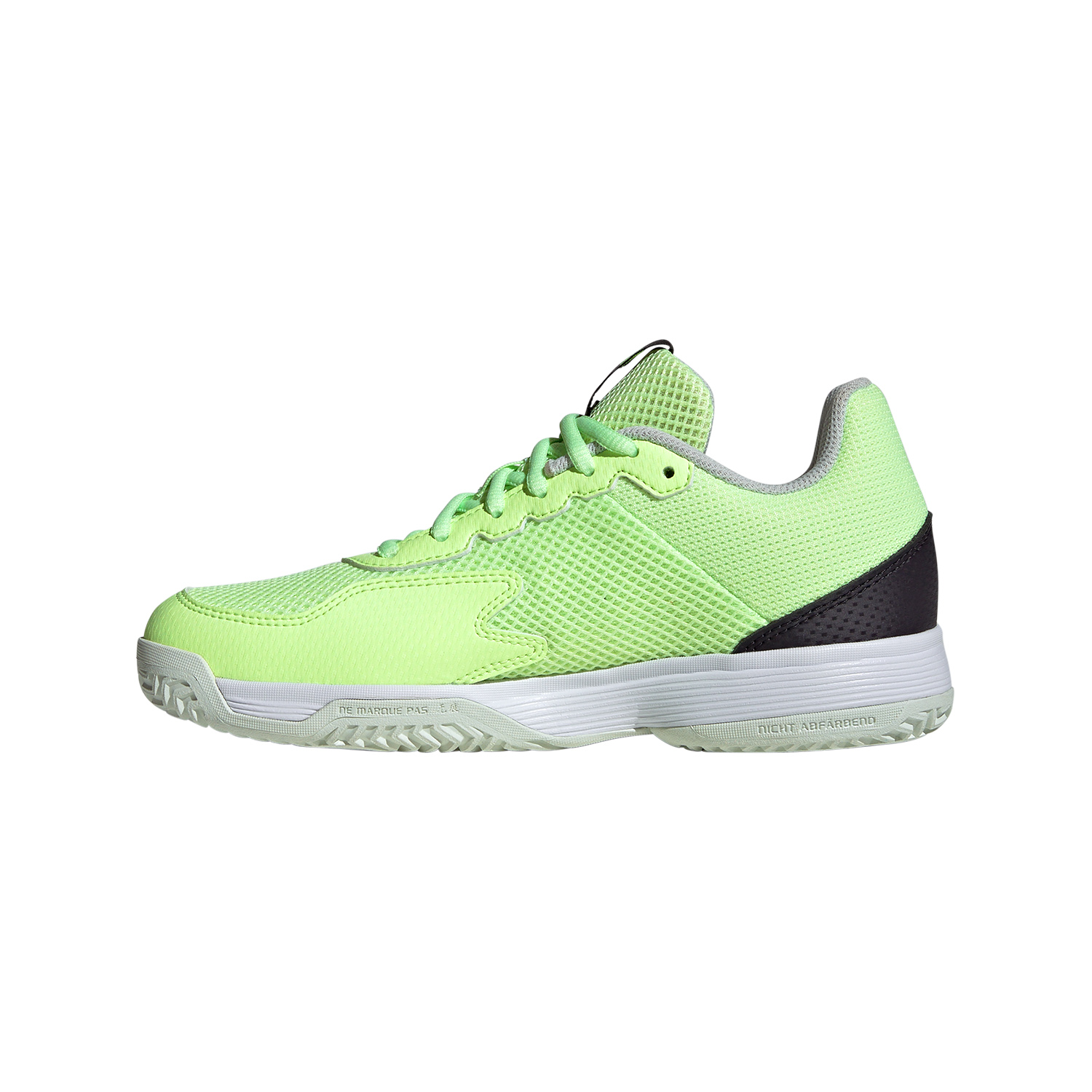 adidas Courtflash Bambini - Green Spark/Aurora Black/Lucid Lemon